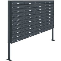 AL BRIEFKASTENSYSTEME Briefkasten, Parteien: 38, Freistehend, BxHxT: 161,2 x 170 x 27,5 cm - grau AL BRIEFKASTENSYSTEME Briefkasten, Parteien: 38, Freistehend, BxHxT: 161,2 x 170 x 27,5 cm - grau von AL BRIEFKASTENSYSTEME