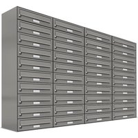 AL BRIEFKASTENSYSTEME Briefkasten, Parteien: 40, Aufputzmontage, BxHxT: 153,2 x 115 x 27,5 cm - grau AL BRIEFKASTENSYSTEME Briefkasten, Parteien: 40, Aufputzmontage, BxHxT: 153,2 x 115 x 27,5 cm - grau von AL BRIEFKASTENSYSTEME