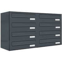 AL BRIEFKASTENSYSTEME Briefkasten, Parteien: 8, BxHxT: 76,8 x 46 x 27,5 cm - grau AL BRIEFKASTENSYSTEME Briefkasten, Parteien: 8, BxHxT: 76,8 x 46 x 27,5 cm - grau von AL BRIEFKASTENSYSTEME