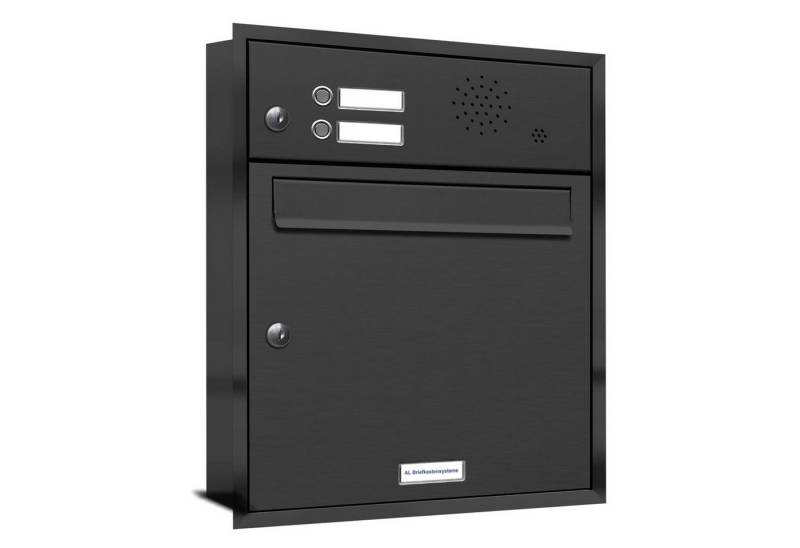 AL Briefkastensysteme Wandbriefkasten 1 Fach Premium Unterputz Briefkasten RAL 7016 Anthrazit wetterfest AL Briefkastensysteme Wandbriefkasten 1 Fach Premium Unterputz Briefkasten RAL 7016 Anthrazit wetterfest von AL Briefkastensysteme
