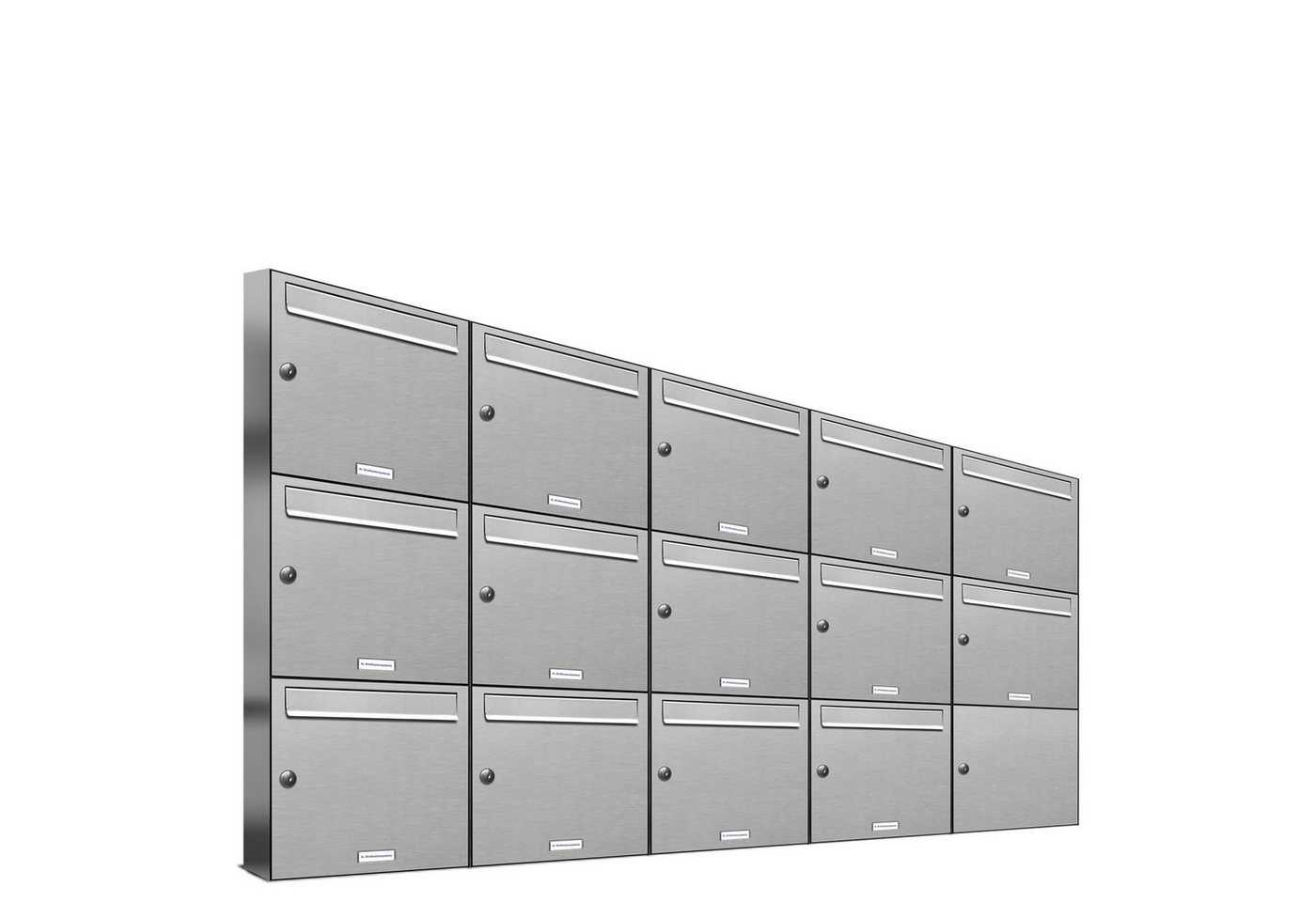 AL Briefkastensysteme Wandbriefkasten 14 Fach Premium Edelstahl Briefkasten Post A4 modern robustwetterfest AL Briefkastensysteme Wandbriefkasten 14 Fach Premium Edelstahl Briefkasten Post A4 modern robustwetterfest von AL Briefkastensysteme