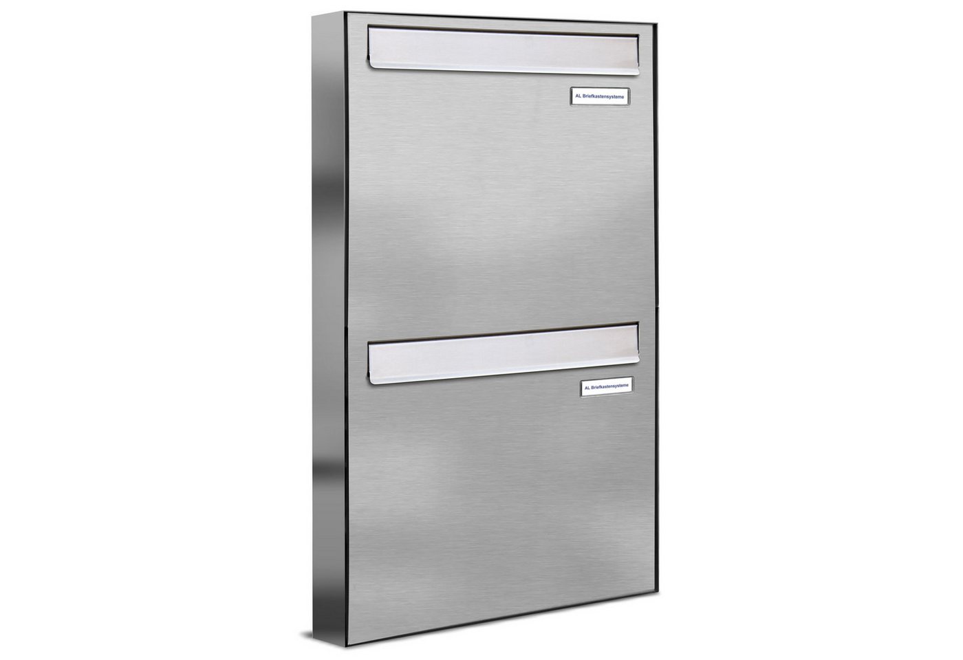AL Briefkastensysteme Durchwurfbriefkasten 2 Fach Premium Edelstahl Briefkasten Post A4 modern robustwetterfest AL Briefkastensysteme Durchwurfbriefkasten 2 Fach Premium Edelstahl Briefkasten Post A4 modern robustwetterfest von AL Briefkastensysteme