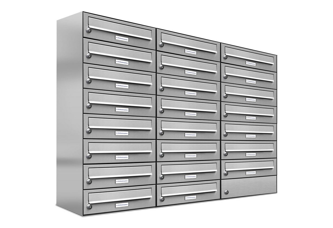 AL Briefkastensysteme Wandbriefkasten 23 Fach Premium Edelstahl Briefkasten Post A4 modern robustwetterfest AL Briefkastensysteme Wandbriefkasten 23 Fach Premium Edelstahl Briefkasten Post A4 modern robustwetterfest von AL Briefkastensysteme