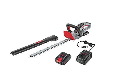 AL-KO (Set) Akku-Heckenschere HT 2050 Easy Flex (Li-Ion Akku 20 V, 51 cm Schwertlänge, 15 mm Schnittstärke, Laufzeit bis 45 Min., inkl. Akku, Ladegerät und Schutzköcher) von AL-KO