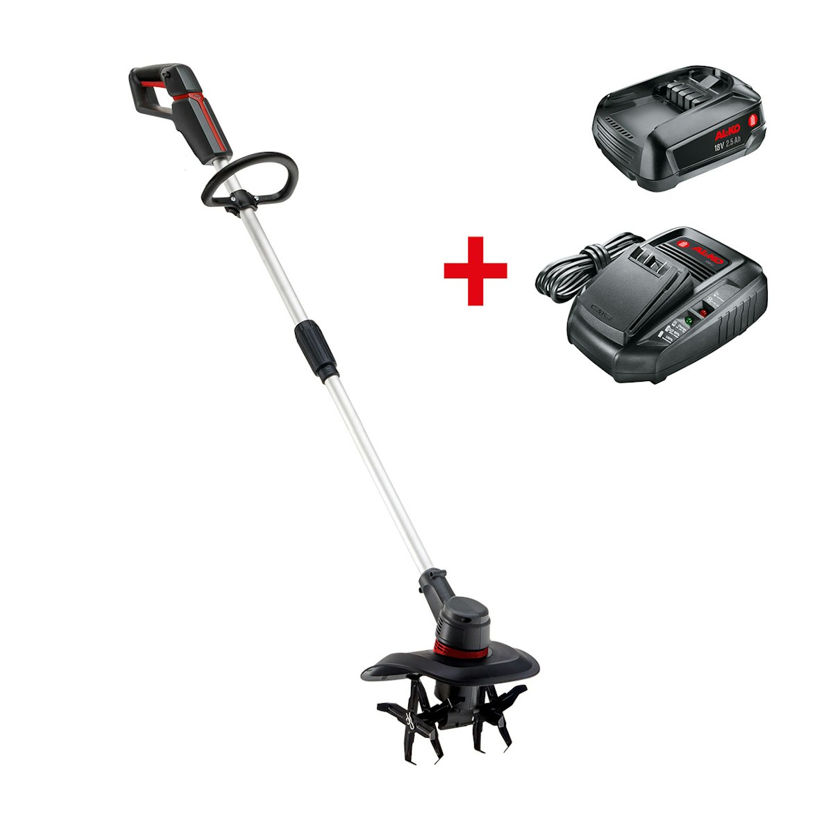 AL-KO 18 V BOSCH HOME AND GARDEN COMPATIBLE Akku-Bodenhacke TL 1820 inkl. Akku und Ladegerät von AL-KO