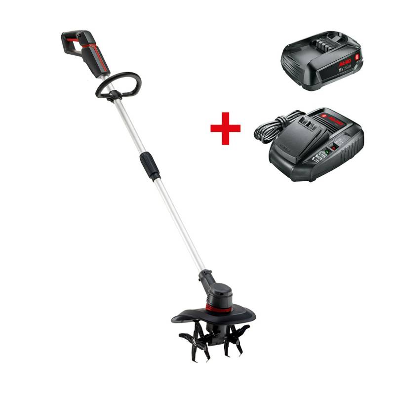 AL-KO 18 V BOSCH HOME AND GARDEN COMPATIBLE Akku-Bodenhacke TL 1820 inkl. Akku und Ladegerät von AL-KO