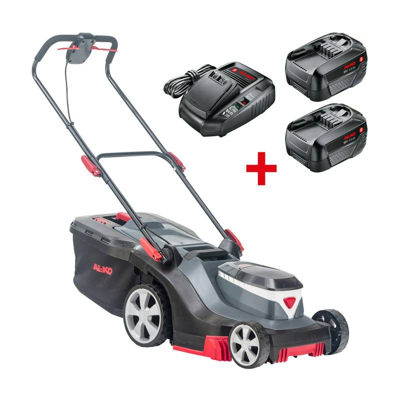 AL-KO 18 V BOSCH HOME AND GARDEN COMPATIBLE Akku-Rasenmäher 38.2 Li Comfort inkl. 2 Akkus und Ladegerät von AL-KO
