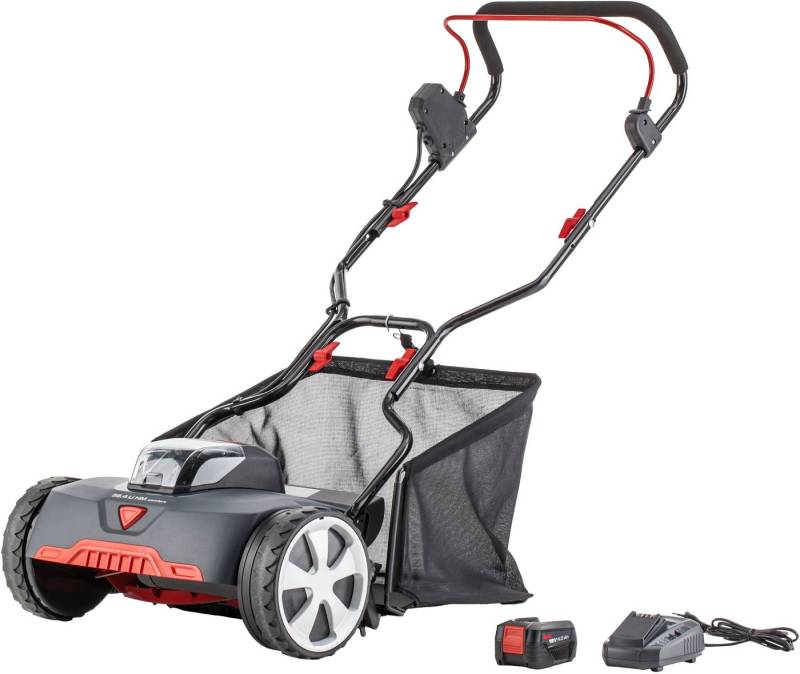 AL-KO Akkurasenmäher Razor Cut 38.4 Li HM Comfort, 38 cm Schnittbreite, berühungslose Schneidtechnik, inkl. 18 V, 4 Ah Li-Ion Akku von AL-KO