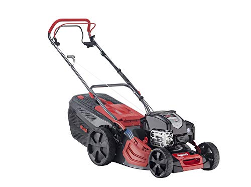 AL-KO Benzin-Rasenmäher Premium 470 SP-B (46 cm Schnittbreite, Briggs & Stratton Motor mit 2.4 kW Motorleistung, robustes Stahlblechgehäuse, Hinterradantrieb, Mulchfunktion, Seitenauswurf) von AL-KO