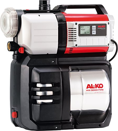 AL-KO Hauswasserwerke HW 5000 FMS Premium (1300 W Motorleistung, 4500 l/h max. Fördermenge, 50 m max. Förderhöhe, 20 l Druckkessel) von AL-KO