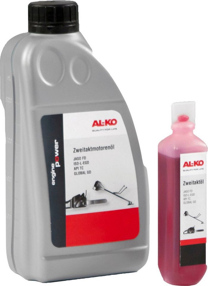 AL-KO Kettenöl, 1000 ml, Zweitaktöl für Motorsensen und Kettensägen, 1 l von AL-KO