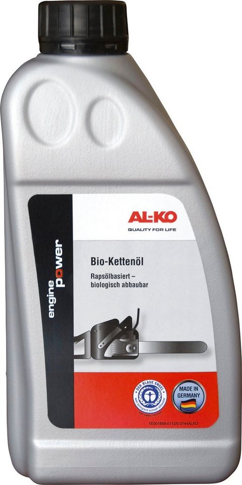 AL-KO Kettenöl Bio, 1000 ml, Kettenöl für Kettensägen, 1 l von AL-KO
