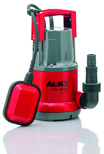 AL-KO Klarwasser-Tauchpumpe TK 250 ECO (250 Watt Motorleistung, 6.000 l/h max. Fördermenge, 6 m max. Förderhöhe, 5 mm max. Korngröße) von AL-KO