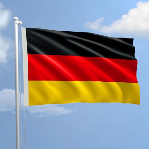 AL PRODUCTION Flagge aus nautischem Stoff Größe 70 x 100 Deutschland von AL PRODUCTION