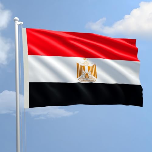 Flagge Ägypten aus Stoff marine Größe 100 x 150 zum Production von AL PRODUCTION