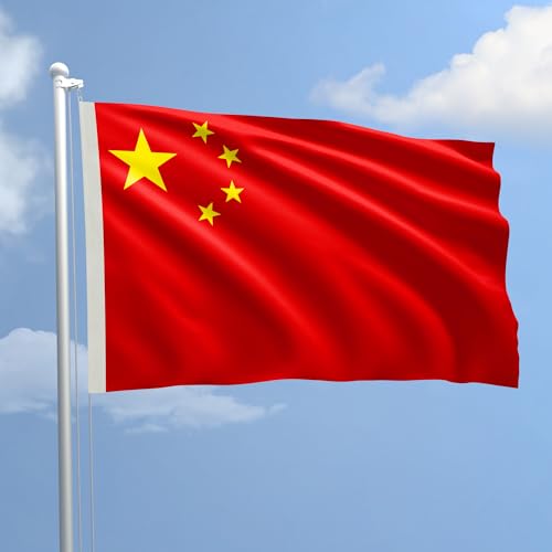 Flagge China aus Stoff marine Größe 70 x 100 zum Production von AL PRODUCTION