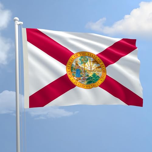 Flagge Florida aus nautischem Stoff Größe 100 x 150 cm von AL PRODUCTION