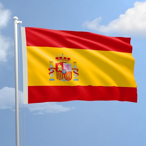 Flagge Spanien aus Stoff marine 70 x 100 – Dem Production von AL PRODUCTION