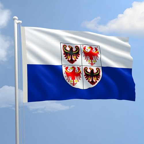 Flagge TRENTINO Südtirol in maritimer Stoff 70 x 100 – Dem Production von AL PRODUCTION
