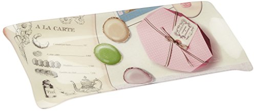 379487 Alpac Tablett, Acryl, Motiv Macarons, Maße: 38 x 15 x 3 cm von AL-Pac