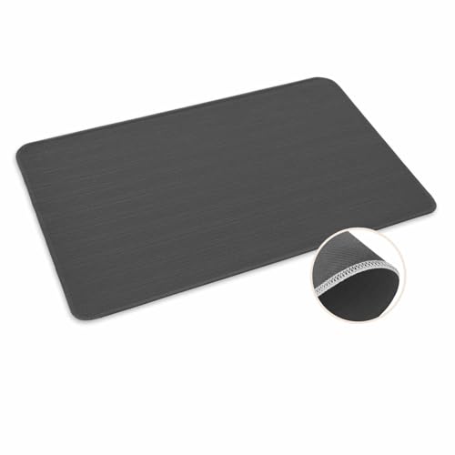 ALAGEO Fußmatte mit dunkelgrauem Muster, für den Eingangsbereich, Bodenmatte, für Innen- und Außenbereich, rutschfeste Gummimatte, 50,8 x 81,3 cm von ALAGEO