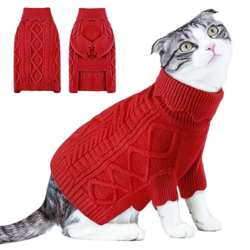 ALAGIRLS Hundebekleidung & Zubehör Hunde Wintermantel Kleine Hunde Hunde Kleidung für Kleine Hunde ALASW301-Red-XS von ALAGIRLS