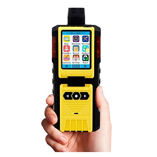 Vorkalibriert, extrem Lange Standby-Zeit K-600 Tragbarer 4-in-1-Multigas-Luftmonitor-Handgasdetektor EX Sauerstoff Hydrothion Kohlenmonoxid brennbares Gas Mit industrietauglichem Sensor von ALAIAS