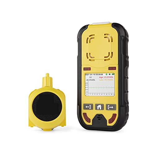 Vorkalibriert, extrem Lange Standby-Zeit Pump Multi Gas Detector Gasmeter O2 H2S CO LEL 4 in 1 Sauerstoff-Schwefelwasserstoff-Kohlenmonoxid-Lecksucher Mit industrietauglichem Sensor (Color : with PUM Vorkalibriert, extrem Lange Standby-Zeit Pump Multi Gas Detector Gasmeter O2 H2S CO LEL 4 in 1 Sauerstoff-Schwefelwasserstoff-Kohlenmonoxid-Lecksucher Mit industrietauglichem Sensor (Color : with PUM von ALAIAS
