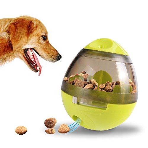 Almap Hundefutter-Spender, Leckerli-Spender, interaktives Lernspielzeug für Hunde, unverwüstlich, Futter-Kugel von ALAMP