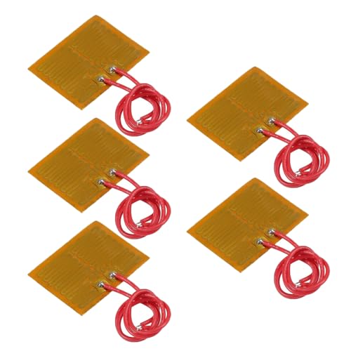ALAMCN 5 Stück Heizfolie Heizplatte 5V 1W Polyimid Heizfolie Klebstoff Selbstklebende PI Heizelemente Folie für Elektrische Heizung Gerät Heizplatte, 30 x 40mm ALAMCN 5 Stück Heizfolie Heizplatte 5V 1W Polyimid Heizfolie Klebstoff Selbstklebende PI Heizelemente Folie für Elektrische Heizung Gerät Heizplatte, 30 x 40mm von ALAMSCN