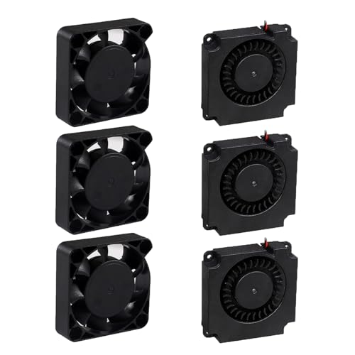 ALAMSCN 3 Stück 4010 3D Drucker Lüfter DC 24V Brushless Kühlkühler Ventilator + 3 Stück Gebläse Lüfter Kompatibel mit Ender 3/Ender 3 pro/Ender 3 V2/Ender 5 Serie, 40 x 40 x 10mm ALAMSCN 3 Stück 4010 3D Drucker Lüfter DC 24V Brushless Kühlkühler Ventilator + 3 Stück Gebläse Lüfter Kompatibel mit Ender 3/Ender 3 pro/Ender 3 V2/Ender 5 Serie, 40 x 40 x 10mm von ALAMSCN
