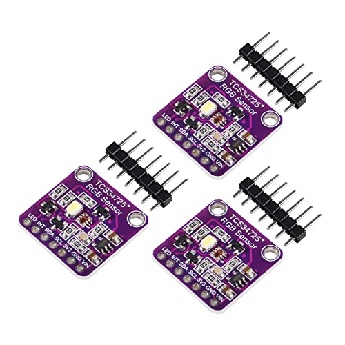 ALAMSCN 3PCS TCS34725 RGB Licht Farbsensor Erkennungsmodul RGB Light Color Sensor Recognition von ALAMSCN