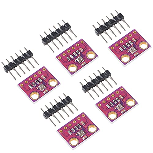 ALAMSCN 5 x BMP280 3,3 V Hochpräziser Atmosphärendruck-Sensor-Modul, digitaler Luftdruck-Höhensensor, kompatibel mit Arduino von ALAMSCN