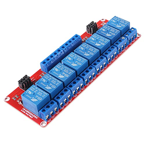 ALAMSCN 8 Kanal 12V Relais Modul Optokoppler Relais Modul mit Optokoppler Unterstützt High und Low Level Trigger von ALAMSCN