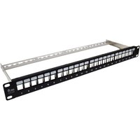 Patchpanel leer 19" modular 24 Ports 1HE mit Halterung, unbestückt ALANTEC Patchpanel leer 19" modular 24 Ports 1HE mit Halterung, unbestückt ALANTEC von ALAN