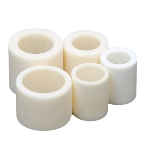 10 Stück Keramikrohr Aluminiumoxid-Porzellanrohr 3 × 5 × 10 mm - 3,5 × 6,5 × 10 mm, geeignet for Heizelemente und Forschungslaborprojekte(3.5x6.5x10mm) von ALANIZ