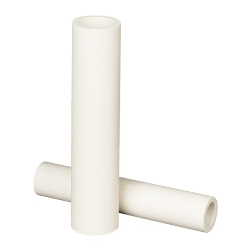 2 Stück 99% Aluminiumoxid-Keramikrohr, Länge 100 mm, Isolierung, geeignet for wissenschaftliche und technische Projekte(1.5x0.7x100mm) von ALANIZ