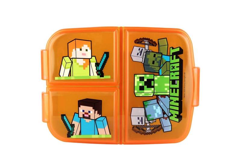 ALARA HOME Lunchbox Brotdose Kinder Sandwichbox mit Fächern Lunchbox Box Bento, Brotdose, Minecraft, Kindergarten, Schule und Freizeit ALARA HOME Lunchbox Brotdose Kinder Sandwichbox mit Fächern Lunchbox Box Bento, Brotdose, Minecraft, Kindergarten, Schule und Freizeit von ALARA HOME