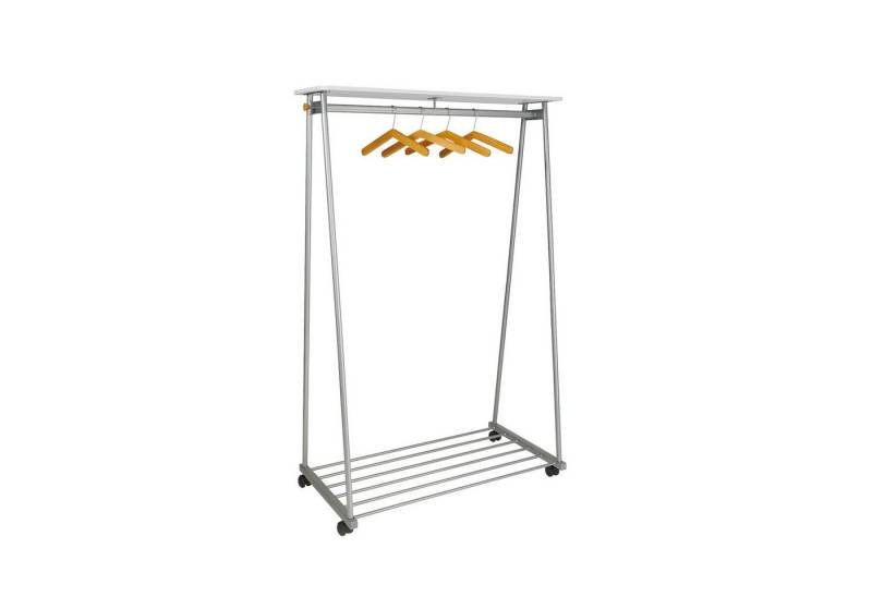 ALBA Garderobenständer Garderobenständer PMOSLO 6 Bügel silber/grau von ALBA