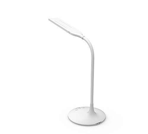 ALBA LEDTwin BC Schreibtischlampe, freistehend, LED, Kunststoff, 6 W, Weiß, 18 x 34 x 36 cm ALBA LEDTwin BC Schreibtischlampe, freistehend, LED, Kunststoff, 6 W, Weiß, 18 x 34 x 36 cm von ALBA