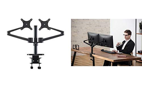 ALBA MHARMFD N TFT-/LCD-Monitorarm (2 Monitore) schwarz von ALBA