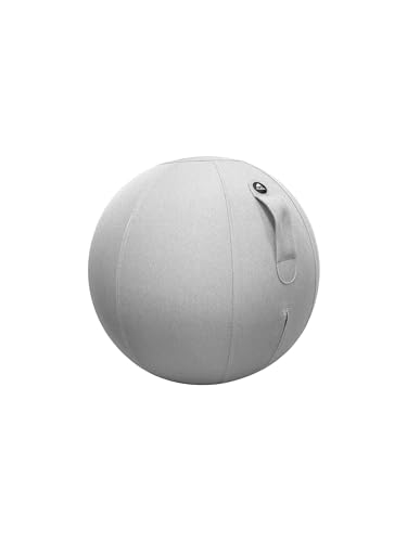 ALBA MHBALL G ergonomischer Sitzball, PVC/Polyester, hellgrau, mittel von ALBA