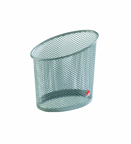 ALBA Stifteköcher MESH/MESHCUPM 105x70x1005mm metallic-grau von ALBA