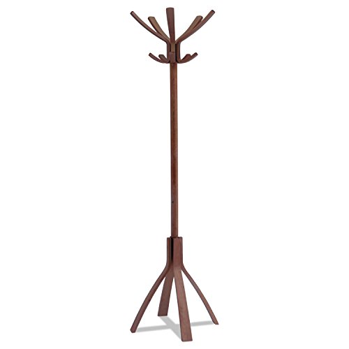 Alba PMCAFE Coat Stand, Dark Wood Dark Wood, dunklem holz, 176 von ALBA