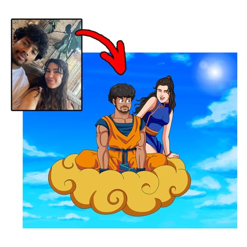 ALBALINO – Erstelle ein einzigartiges Anime Dragonball Poster mit deinem Foto | Anime Poster - personalisiertes Geschenk | Geschenkidee von ALBALINO