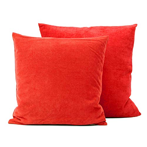 Albani Kissenhülle Monaco einfarbig 50x50cm rot von Albani
