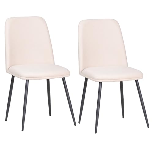 ALBATROS Esszimmerstuhl BONO - 2er Set Beige, Küchenstuhl im Retro Look – ergonomisch & gepolstert – Samtbezug & Metallbeine – bequem & pflegeleicht – Esszimmer, Wohnzimmer ALBATROS Esszimmerstuhl BONO - 2er Set Beige, Küchenstuhl im Retro Look – ergonomisch & gepolstert – Samtbezug & Metallbeine – bequem & pflegeleicht – Esszimmer, Wohnzimmer von ALBATROS