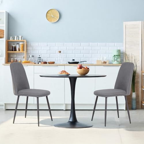 ALBATROS Esszimmerstuhl BONO - 2er Set Grau, Küchenstuhl im Retro Look – ergonomisch & gepolstert – Samtbezug & Metallbeine – bequem & pflegeleicht – Esszimmer, Wohnzimmer ALBATROS Esszimmerstuhl BONO - 2er Set Grau, Küchenstuhl im Retro Look – ergonomisch & gepolstert – Samtbezug & Metallbeine – bequem & pflegeleicht – Esszimmer, Wohnzimmer von ALBATROS