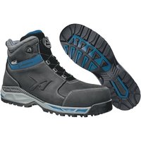 Sicherheitsstiefel tofane black ql ctx mid Größe 46 schwarz/blau S3 wr esd hro src en iso 20345 gefettetes Vollrindleder von ALBATROS