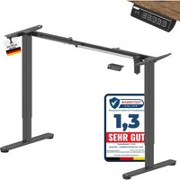ALBATROS UP30 Gestell für Schreibtisch Höhenverstellbar Elektrisch mit Motor, schwarz - Stufenlos Höhenverstellbares Schreibtischgestell / von ALBATROS